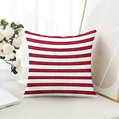 abordables 250º Aniversario-Funda de Almohada Decorativa Vintage de la Bandera Americana 1PC Funda de Cojín Suave Cuadrada para Sofá Cama Sala de Estar Silla 4 de Julio Día de la Independencia