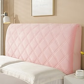 billige Sengetøy tilbehør-Tykkere sengegavl trekk quilted sengegavl trekk tvilling/dronning/full/konge fløyel støvbeskyttende sengegavl beskyttelsestrekk soveromsdekorasjon