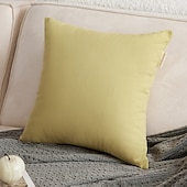 billige Trender innen puter-Dekorative Kasteputer Deksel Ensfarget 1PC Bomull Myk Kvadratisk Sofa Pute Sak Puteputer Soverom Stue Sofa Stol