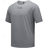 tanie Męskie koszulki-Męskie Damskie Koszulka rowerowa Litery i cyfry Krótki rękaw Rower Tee Tshirt Dżersej Top z 3 tylnymi kieszeniami Kolarstwo górskie Szybkie wysychanie Oddychający Sport Czarny Biały Zielony Odzież