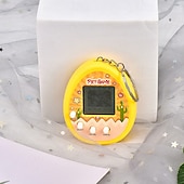 abordables Articles de fête-mini console de jeu électronique pour animaux de compagnie virtuels pour enfants, jouet porte-clés pour machine électronique portative pour animaux de compagnie elfe nourrissant