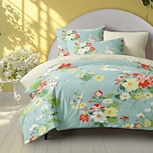 cheap 100% Cotton-Farmhouse Style Duvet Cover 3-Piece Set 100% Cotton or Polyester Super Soft Skin Friendly Long Lasting