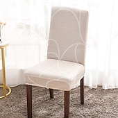 cheap Dining Chair Cover-Arrival Super Fit Stretch Removable Washable Short Dining Chair Protector Cover Seat Slipcover for Hotel Dining Room Ceremony Banquet Wedding Party