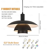 お買い得  ペンダントライト-ph5 ペンダントライト 電球色 モダンペンダントライト ミニマリスト UFO 天井照明 リビングルーム ダイニングルーム ダイニングルーム 110V-220V に最適