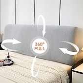 abordables Accesorios de ropa de cama-Funda de cabecero de cama de terciopelo tamaño Twin Full Queen Cal King engrosada color sólido funda a prueba de polvo protector de cabecero para decoración del dormitorio