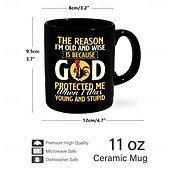 tanie Kubki i filiżanki-kubek do kawy czarny retro vintage ceramiczny kubek z grafiką 12oz/330ml idealny prezent dla miłośników muzyki gitarzystów i członków zespołu