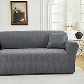 cheap Sofa Cover-Elastic Jacquard Fabric Sofa Cover Stretch Couch Cover Sectional L Shape Sofa Slipcover Corner Case for Living Room 1/2/3/4 Seat