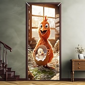 billige Dørdeksler-Morsomme Dyre Dørdekorasjoner Dørdeksler Syng Hval Dørteppe Dørgardin Dekorasjon Bakgrunn Innendørs/Utendørs Dørbanner Forsidegård