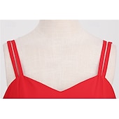 economico Vestiti-Retrò Vintage Anni 1950 Vestito Abito Swing Per donna Carnevale Mascherata Abbigliamento quotidiano Addio al Nubilato Adulti Vestito Abiti per il ritorno