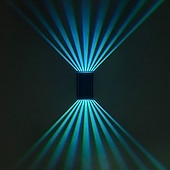 economico Applique per esterni-1/2 pz. luce solare da parete su e giù, lampada da parete esterna solare impermeabile IP65, luce solare per recinzione, cortile, giardino, garage, piscina, illuminazione per terrazza, decorazione