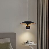 economico Luci a sospensione-lampada a sospensione moderna minimalista lanterna a sospensione design lampada a sospensione metallo moderno 24 cm 110-120v 220-240v