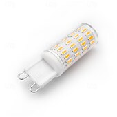 levne LED corn žárovky-g9 led kukuřičné žárovky stmívatelné 5w 12v/24v ac/dc – 63led 4014 pro lustr, rv, karavan, námořní 4ks