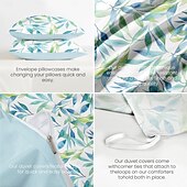 baratos 100% algodão-Capa de Edredão de Flores e Folhas Tamanho Queen Conjunto de Camas Capa de Colcha Macia Leve Capa de Edredão com 2 Fronhas para Verão Primavera