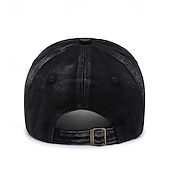 preiswerte Baseballkappe für Herren-Herren Cap Basecap Sonnenhut Kappe Schwarz Dunkelmarine Baumwolle Niete Modisch Brautkleider schlicht Täglich Wochenende Solide / einfarbig Einstellbar Sonnenschutz Atmungsaktiv