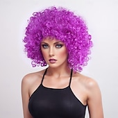 economico Parrucche trendy sintetiche-Parrucche sintetiche Yaki liscia Con frangia A macchina Parrucca Corto Oro chiaro Violetto Marrone chiaro Marrone scuro A1 Capelli sintetici Per uomo Biondo