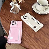 cheap iPhone Cases-Phone Case For iPhone 16 Pro Max Plus iPhone 15 Pro Max Plus iPhone 14 13 12 Pro Max Plus Back Cover Card Slot Shockproof Retro TPU
