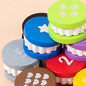 tanie Zabawki edukacyjne-Zabawki Edukacyjne Zestaw Zabawek Kuchennych dla Niemowląt Krojenie Żywności do Aktywności Przedszkolnych Udawanie Zabawek Kuchennych dla Dzieci Zestaw Sortowania Kolorów dla Chłopców i Dziewczynek