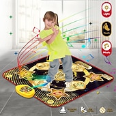 cheap Gifts-Dance Mat - 9 Keys Light Up Electronic Dance Mat Dolls Princess Girl Toys Kids Musical Mat Dance Floor Mat Birthday Gift For 3 5 7 9 10 Years Old And Up Girls Christmas Gift