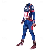 cheap Men's Costumes-Superhero Zentai Suits Costume Bodysuits Carnival Costume Cosplay for Boys' Kid's Adults' Halloween Carnival Party Performance Bachelorette Party