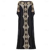 preiswerte Arabischer Muslim-Damen Kleid Abaya Kaftan Dubai islamisch arabisch Muslim Ramadan Erwachsene Kleid