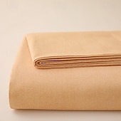 cheap Sheets &amp; Pillowcase-Single Sheet Flat Sheet Bedding Cotton Solid Colored Soft Premium Quality Comforter Cover Bed Collection