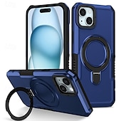 Недорогие Чехлы для iPhone-телефон Кейс для Назначение iPhone 16 Про Макс Плюс Айфон 15 Про Макс Плюс iPhone 14 13 12 11 Pro Max Plus Кейс на заднюю панель со стендом Защита от удара Ретро ТПУ