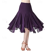 economico Abbigliamento da Pratica-gonna da ballo da sala da donna lunga swing valzer latino salsa danza del ventre flamenco costume