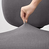 economico Copertura per sedia-2 pezzi/set coprisedia da ufficio in jacquard resistente all&#039;acqua - elasticizzato, sfoderabile &amp;lavabile