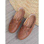 ieftine Mocasini de Damă-mocasini mocasini pentru femei – pantofi moi cu detaliu fundita si design cu strasuri, ideali pentru confort casual si plimbari primavara/vara