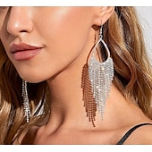 cheap Earrings-Women&#039;s Earrings Fancy Joy Stylish Luxury Earrings Jewelry Silver For Party