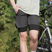 levne Pánské šortky, punčocháče a kalhoty-WOSAWE Pánské Cyklistické šortky Cyklošortky se sedlem Jezdit na kole Kraťasy Kraťasy podšité Volný potah Sportovní Prodyšné Rychleschnoucí Pohodlné Černá Námořnická modř Oblečení Cyklistické oblečení