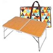 cheap Camping Accessories-1pc Camping Outdoor Mini Folding Table, Compact and Lightweight, Easy to Carry, Durable, Perfect for Picnics, Hiking, and Outdoor Activities, Convenient Storage and Setup