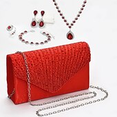 voordelige Sieradensets-Bruidssieradensets 1 Legering Kettingen Dames Stijlvol Luxe Schattig Zin in hebben Geometrische vorm Sieraden set Voor Feestavondkleding