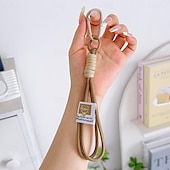 cheap Other Phone Case-1pc Short Colorful Braided Mobile Phone Rope Decorative Fashion Camera Anti-Loss Rope Mobile Phone Rope Bag Accessories Keychain Suitable for Daily Decoration Travel and Vacation