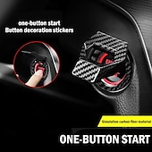 economico Ornamenti e pendenti per auto-starfire motore auto avviamento arresto interruttore pulsante copertura accensione protezione antigraffio decorativo auto accessori auto interni car-styling
