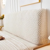 billiga Sängkläder Tillbehör-Stretch sänggavelöverdrag slipcover enfärgad dammskyddande sänggavel skydd överdrag