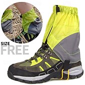 cheap Camping Accessories-1Pc Lightweight Waterproof Hiking Gaiters - Outdoor Snow Boot Covers for Trekking &amp; Backpacking - Durable Nylon Fabric