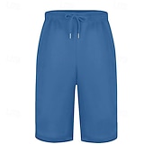 cheap Sweat Shorts-Men&#039;s Sweat Shorts Summer Shorts Casual Shorts Pocket Drawstring Elastic Waist Plain Comfort Short Party Daily Fashion Classic Style White Wine Micro-elastic