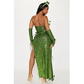 cheap Women's Costumes-Carnival Costume Dress Poison Ivy Sexy Costume Adults' Women's Halloween Carnival Mardi Gras Carnival Party Dress Up