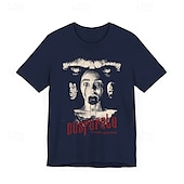 billige Tegneserie- og filmkaraktergrafikk-Nosferatu Vampyrer Dracula T-skjorte Figurer Graphic Til Herre Dame Unisex Voksne Maskerade Varmstempling Fritid / hverdag