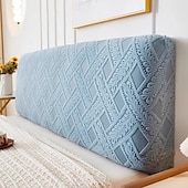 billiga Sängkläder Tillbehör-Stretch sänggavelöverdrag slipcover enfärgad dammskyddande sänggavel skydd överdrag