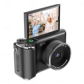 お買い得  カメラ＆撮影-レトロファッション 64 メガピクセル デジタルカメラ 4k HD CMOS レンズ HD 広角撮影カメラ オプションの角度レンズ