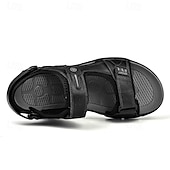 voordelige Casual sandalen-Bruine sportsandalen voor heren met verstelbare klittenbandsluitingen, ademend ontwerp en duurzame zool voor buiten, wandelen en casual zomerkleding