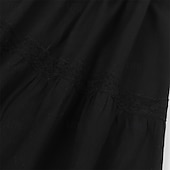 economico Vestito-Elegante Medievale Rinascimento Abito da cocktail Fiera del Ren Vichingo Elfico Tinta unica Per donna Celtico Costumi da pirata Fantasia Halloween Carnevale Mascherata Carnevale Halloween Mascherata