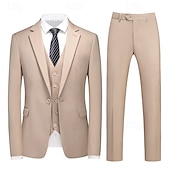 economico Vestiti-Anni Ruggenti Anni 1920 Abito a Tre Pezzi Pantaloni del Vestito Gentiluomo Gangster Testimoni dello Sposo Per uomo Giorno dei Re Carnevale Mascherata Matrimonio Feste Mascherata Adulti Cappotto Gilet