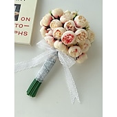 abordables Fleurs de mariage-Fleurs de poignet de mariage Bouquets Mariage / Soirée / Fête PVC (Polyvinylchlorid) A Fleurs