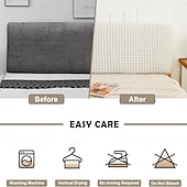 baratos Acessórios de cama-Capas de Cabeceira Stretch Protetor Anti-Pó Capas de Cabeceira para Decoração de Quarto