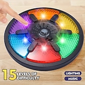 זול Party Supplies-לוח משחקי זיכרון אינטראקטיבי עם נורות לד ואפקטים קוליים תרגיל יד-מוח-צעצוע חינוכי לילדים מתנת חג המולד