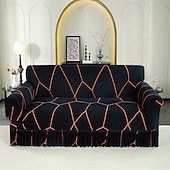 cheap Sofa Cover-1 Pc Stretch Sofa Slipcover Sofa Cover With Skirt Printed Couch Cover Furniture Protector for Bedroom Living Room Home Decor
