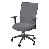 cheap Office Chair Cover-Stretch Velvet Office Chair Cover - Soft, Removable, Washable &amp; Zippered